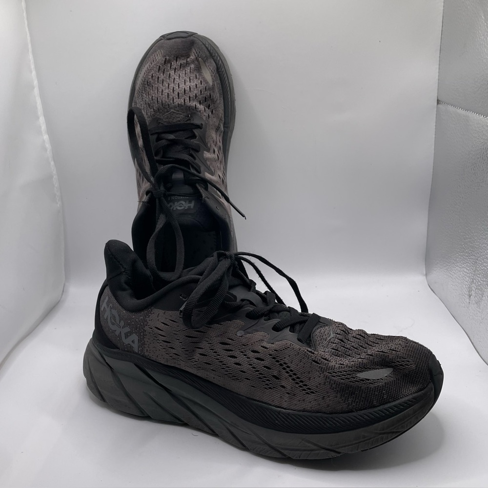 Hoka Clifton 8 Athletic Shoes Women’s 7.5 Black Lace Up NO SOLES